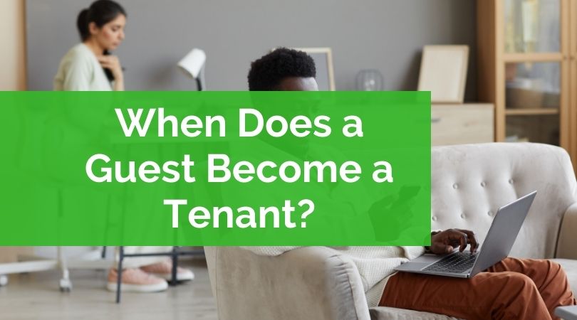 how to sport a guest versus a tenant