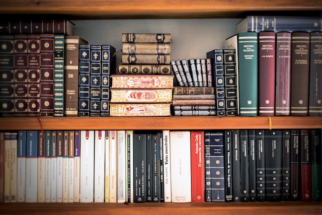 law books bookshelf